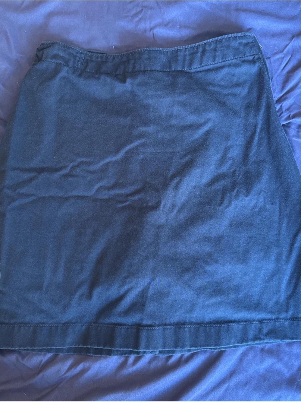 Lands' End Navy Skort